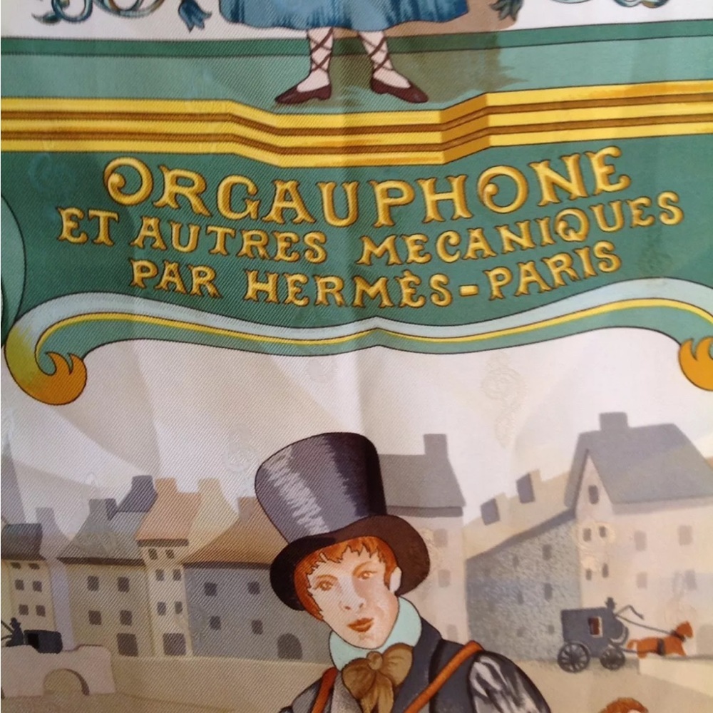 Hermès Scarf Orgauphone et Autres Mecaniques Silk - Picture 10 of 14